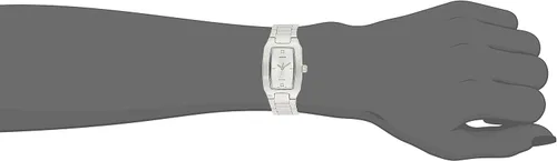 Vista 4 de CASIO LTP-1165A-7C2 Reloj de cuarzo analógico para mujer (platablanco) de acero inoxidable