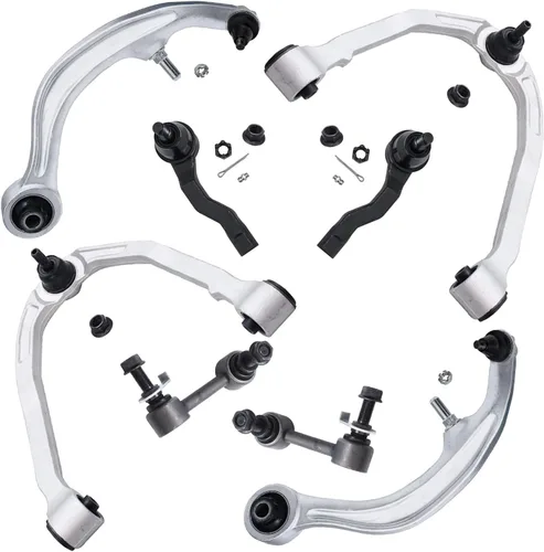 Vista 159 de Detroit Axle - Kit de brazos de control de extremo de 8 piezas para Toyota 2001-2003 Highlander 2002-2003 Camry Lexus ES300, 2 conjuntos de brazos