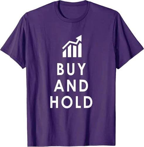 Vista 19 de Stocks Investing Buy and Hold Investor T-Shirt Asphalt Grey