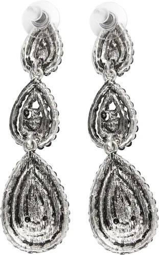 Vista 4 de Vijiv Pendientes Gatsby Vintage 1920s Drop Chandelier Flapper Accesorios de joyería