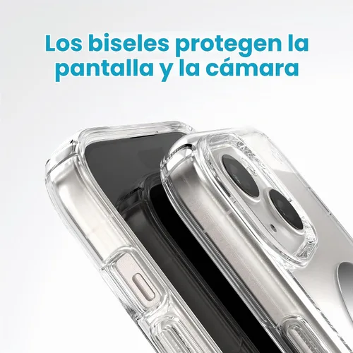 Vista 6 de Speck Funda transparente para iPhone 17e y 15 – ClickLock con bloqueo antideslizante, diseñada para MagSafe, protección contra caídas – para iPhone