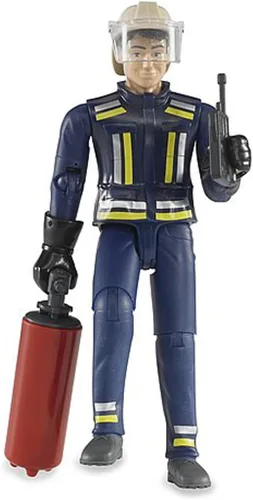 Vista 3 de Bruder bworld 60101 Fireman - Piel mediana con accesorios