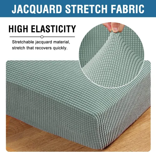 Vista 189 de H.VERSAILTEX Fundas de Cojín de Asiento Individuales Super Elásticas Fundas de Sofá Fundas de Cojín de Sofá Fundas Deslizables Juegos Tela de Sarga