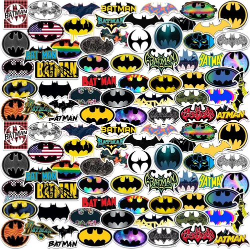 Vista 7 de Batman Logo 50 - Calcomanías de vinilo impermeables