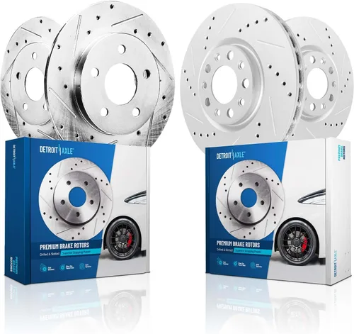 Vista 69 de Detroit Axle - Rotores de freno traseros para Toyota GR Supra BMW 230i 330e 330i 430i 530i 530i 530e 540d 540i xDrive X3 X4 Z4, rotores de freno
