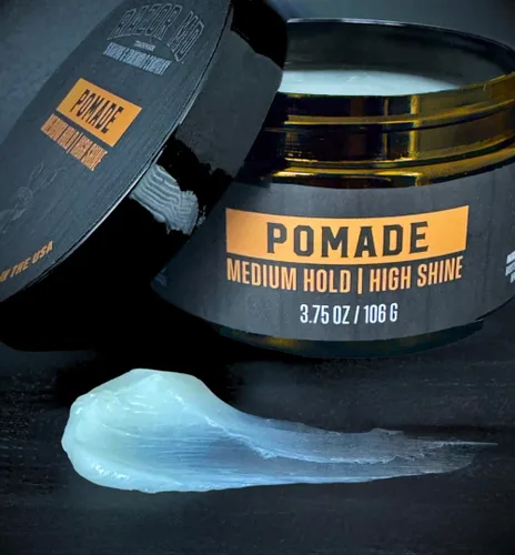 Vista 3 de Razor MD Pomada natural para el cabello a base de agua para hombres con alto brillo y acabado liso, fijación media fuerte, los mejores productos