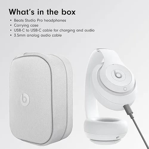 Vista 4 de Beats Studio Pro - Auriculares inalámbricos Bluetooth con cancelación de ruido, audio espacial personalizado, audio sin pérdida USB-C
