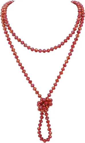 Vista 36 de Firstmeet Collar largo de cuentas de moda con nudo de cuerda, versátil, 60 pulgadas, joyería de disfraz para mujer Aqua Sky AB