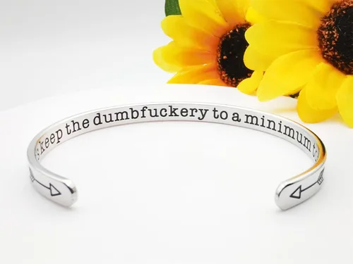 Vista 99 de Pulseras inspiradoras para mujer, joyería de acero inoxidable, con refranes, pulsera motivacional con mensaje oculto, pulseras grabadas para mejor