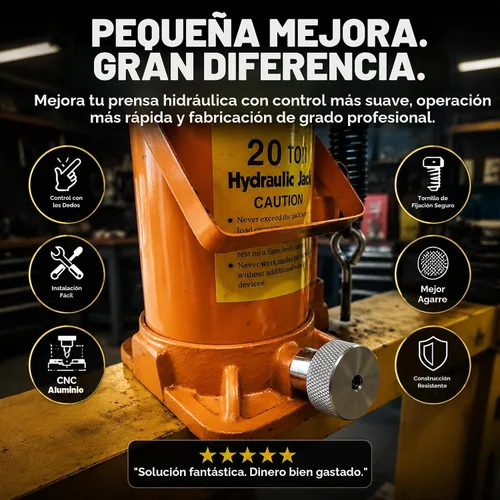 Vista 7 de Pomo de válvula de aluminio para botella 6061 para prensa de carga de puerto, mango de liberación atornillado de 3/8 pulgadas, fácil de instalar