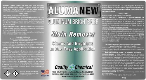 Vista 4 de Quality Chemical Limpiador de aluminio abrillantador y restaurador - Limpiador de aluminio, limpiador de ruedas de aluminio, limpiador de aluminio