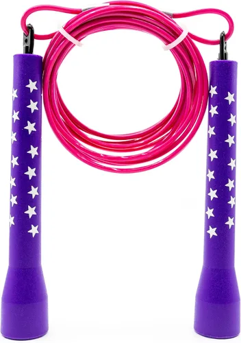 Vista 3 de Double Under Wonder Cuerda de saltar, cuerda de velocidad sin enredos, cuerda de velocidad ajustable para hombres, mujeres, entrenamiento de fitness