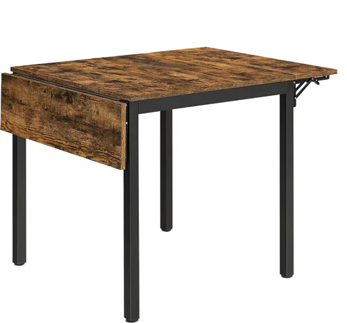 Vista 16 de VASAGLE Colección MAEZO - Mesa de comedor extensible para 4/6/8, mesa de cocina con patas cónicas, transiciones curvas, para comedor, cocina