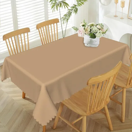 Vista 21 de 52x70inches Apple Green Tablecloth Heavy Duty Washable Polyester Fabric Table Cloth Rectangular Solid Color Table Cover for Kitchen Dining Room