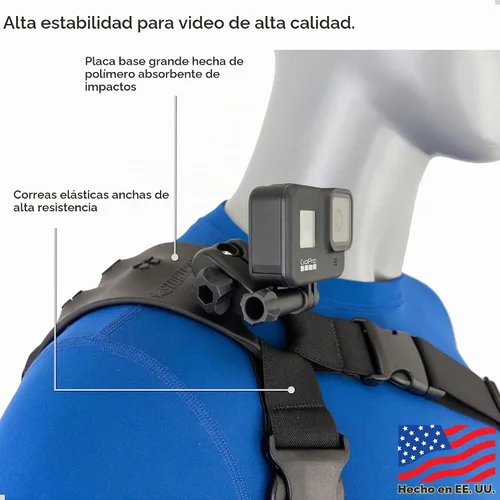Vista 2 de STUNTMAN 360 - Soporte de hombro para GoPro y otras cámaras de acción