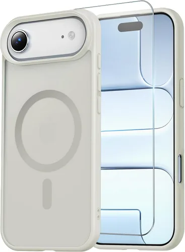 Vista 51 de Funda transparente para iPhone 11 con protector de pantalla, compatible con Magsafe, antiamarilleo, protección de grado militar, a prueba de golpes