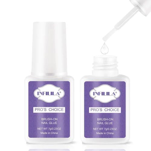 Vista 10 de Pegamento de uñas para uñas de acrílico.
