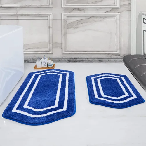 Vista 38 de COSY HOMEER Alfombras de Baño Extra Gruesas para Baño - Juegos de Alfombras Antideslizantes de Lino de Baño Suave Felpa 100% Poliéster Fuerte Sala
