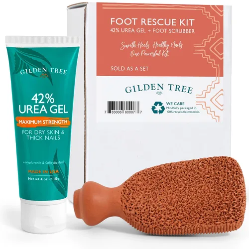 Vista 10 de GILDEN TREE Gel de urea 42 % para pies, máxima fuerza, suaviza los callos del talón agrietado y las uñas gruesas de los pies