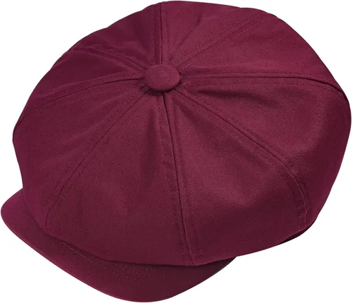 Vista 5 de BOTVELA Gorra plana de Newsboy para hombre, 100% algodón, Gatsby Ivy Golf Cabbie Hat
