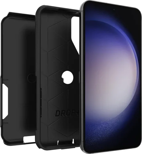 Vista 5 de OtterBox Funda para Galaxy S23 Plus (solamente) - Serie Commuter - Negro, delgado y resistente, apto para bolsillo, con protección de puerto