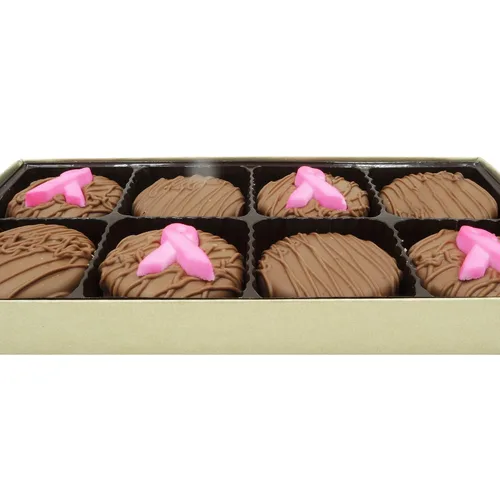 Vista 180 de Galletas Oreo bañadas en chocolate oscuro y con leche, de Philadelphia Candies