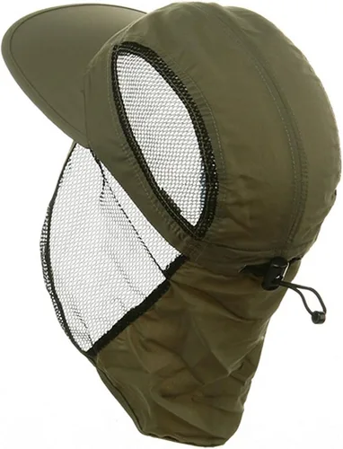 Vista 2 de e4Hats.com Tapa de solapa para exteriores con protección UV 50+