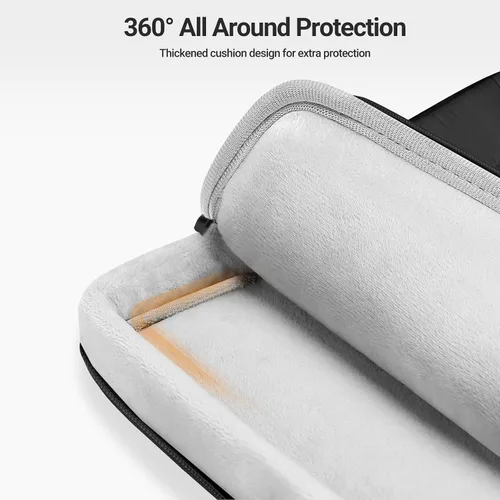 Vista 4 de MOSISO Funda compatible con MacBook Neo de 13 pulgadas versión 2026 A3404 Negro
