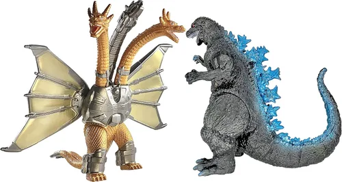 Vista 14 de TwCare Juego de 2 Figuras de Monstruo Legendario de Fuego Shin, Juguetes del Rey Llameante de los Monstruos, Articulaciones Móviles, Serie de Dragón