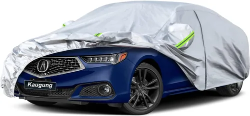 Vista 20 de Kaugung Funda para Coche de Ajuste Personalizado BMW Serie 3 E30 (1982-1994), 7 Capas Resistente al Viento Todo Clima Impermeable Cubierta Exterior