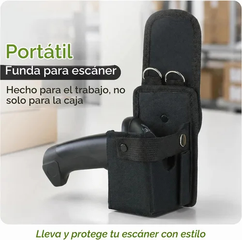 Vista 2 de Funda para escáner de mano, compatible con Zebra DS8200/DS8100