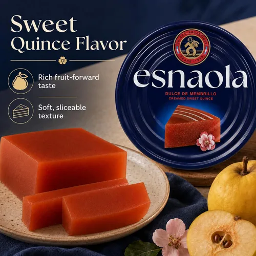 Vista 11 de Esnaola Dulce de Membrillo 24.69 oz Postre de pasta de membrillo argentino