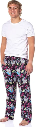 Vista 2 de Marvel Comics Deadpool Retro - Pantalones de pijama para hombre, hechos en los años 90