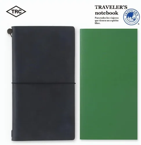 Vista 5 de 1 X Midori Traveler 's Notebook (Recarga 019) Agenda semanal y Memo (28 semanas)