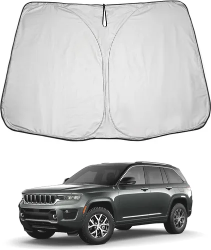 Vista 50 de LUWU Parasol para parabrisas para Dodge RAM 1500 y 2500 2009-2018 - Parasol para ventana delantera con bloqueo de rayos UV
