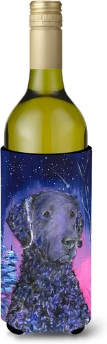 Vista 30 de Caroline's Treasures SS8447CC Starry Night English Bulldog - Enfriador para latas o botellas, lavable, funda plegable con aislamiento para bebidas