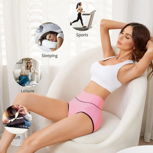 Vista 4 de Migbean high Waisted Underwear for Women - Womens Underwear,Panties for Women,Plus Size Underwear for Women,Women's Panties