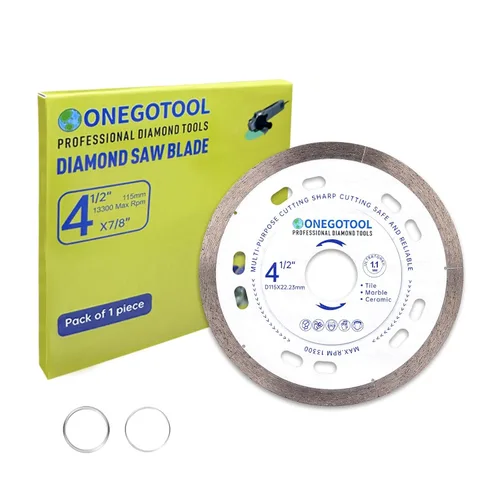 Vista 8 de 3 hojas de sierra de diamante para amoladora angular, disco indestructible súper fino para cortar mármol de granito de cerámica de porcelana, 3
