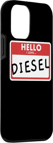 Vista 3 de iPhone 12 mini Hello I Love Diesel Diesel Diesel Roll Carbón Power 4X4 Camiones caso