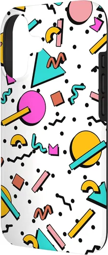 Vista 2 de Vintage Geometría Forma Patrón Retro 80s 90's Nostalgia Case para iPhone 17