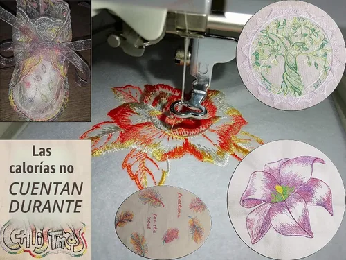 Vista 5 de Simthread s 12 hilo de la máquina del bordado del poliéster del color abigarrado para la mayoría de las máquinas caseras del bordado 1100 yardas