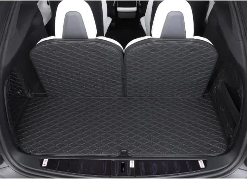 Vista 8 de Revestimiento de carga de cobertura completa para Tesla Model X de 5 plazas 2016-2021 (2022-actual no se ajusta) Tapete resistente para maletero