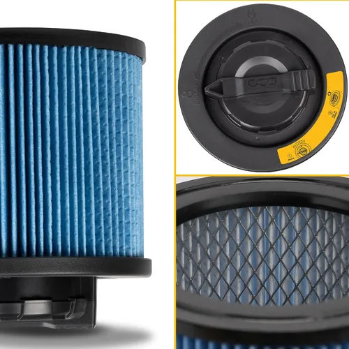 Vista 2 de DEWALT Filtro de vacío de repuesto DXVC4002, apto para la mayoría de aspiradoras húmedas y secas de 4 a 5 galones, filtro de cartucho de alta
