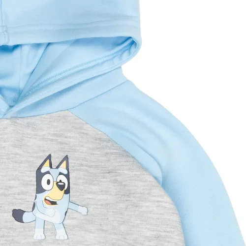 Vista 5 de Bluey Mom Dad Bingo - Sudadera con capucha de forro polar para niño pequeño a niño grande
