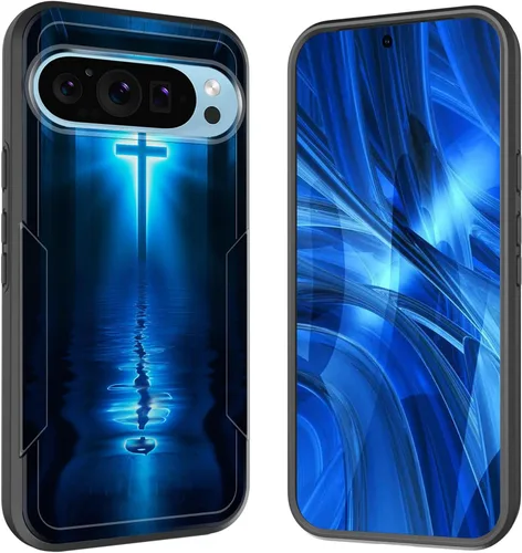 Vista 56 de Funda para Pixel 7A, [probada contra caídas de grado militar] Funda protectora resistente a prueba de golpes para Google Pixel 7A de 6.1 pulgadas
