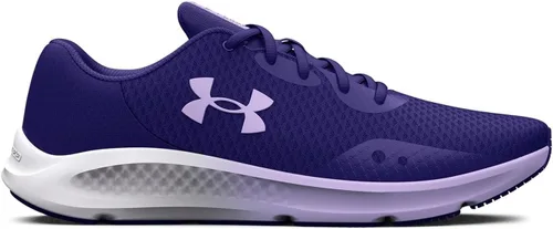 Vista 2 de Under Armour Charged Pursuit 3 - Tenis de correr para mujer, Negro