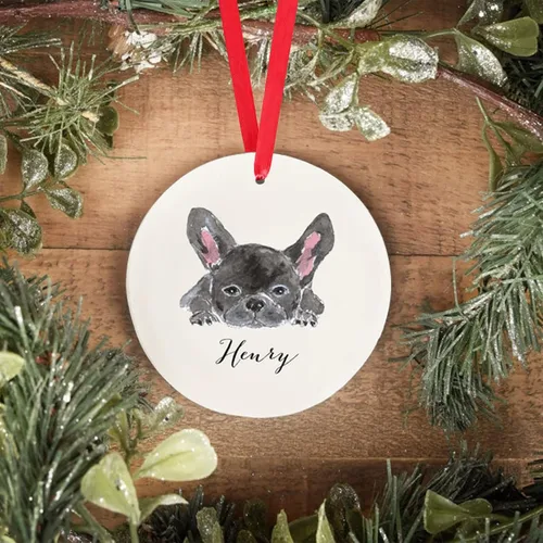 Vista 21 de Adornos de Navidad personalizados para perros, Adorno personalizado de perro boyero de Berna de Zmoicky, Adorno conmemorativo personalizado