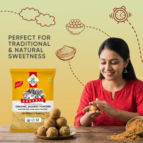 Vista 6 de 24 Mantara 24 Mantra Organic Jaggery Powder - 1 Lb