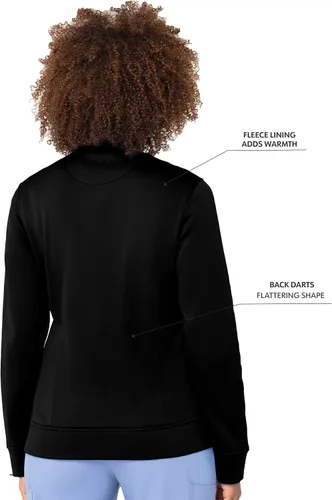 Vista 3 de Urbane Performance 9872 - Chaqueta de forro polar elástica de 3 piezas para mujer Azul Real