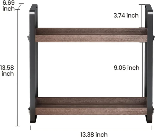 Vista 3 de HNRLOY Organizador de Mostrador de Baño, Organizador de Encimera de Baño, Estante de Encimera, Almacenamiento de Encimera, Organización